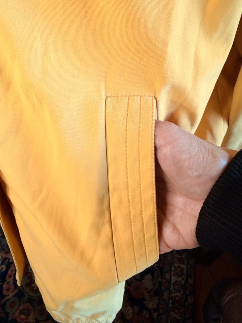 Lightweight Women's Mustard Trench Coat - Picture 4 of 15
